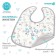 Badion of the children's baby I (packing 10 pcs., Gray edging)