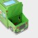 Stellyer box for storage with a lid of the school bus, 55 × 26 × 32 cm, 2 compartments, color green