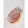 Massage compact comb 8*6.5cm plastic/rubber package QF