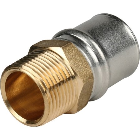 The coupling press Stout SFP-0001-003426, 3/4 "x 26 mm, external threads, brass-1