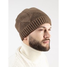Male ISee hat, size 52-56, brown color