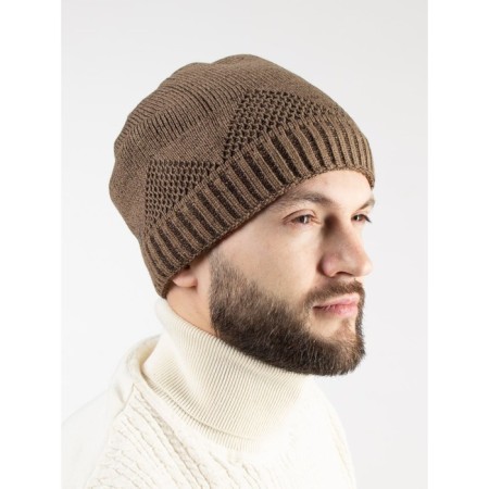 Male ISee hat, size 52-56, brown color