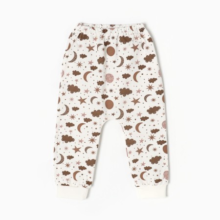Pants for children, milk/stars, height 68 cm