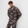 Pajama men's (shirt and trousers) kaftan "Dragon" size 54, graphite