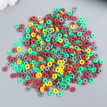 Beads for PVC Creativity "Red Glorious" set ≈ 330 pcs 0.1x0.4x0.4 cm
