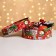 Box for Makarun Tubus with the Window "New Year's Surprise" 18 x 18 x 6 cm
