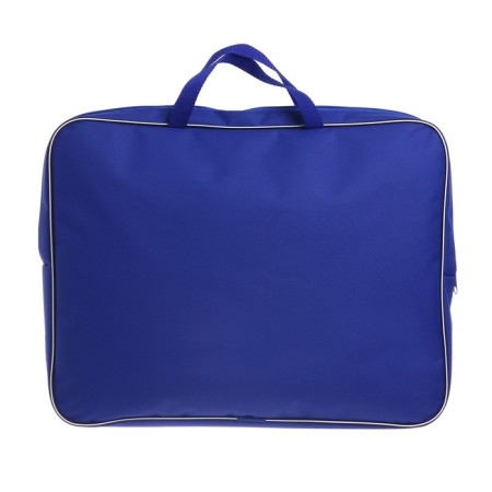 Folder for drawings and drawings A3, 470 x 350 x 70 mm, with handles, textile, calligrata, blue-1