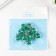 Suspension decorative for creativity glass "ball - stars" d = 1.6 cm set 10 pcs