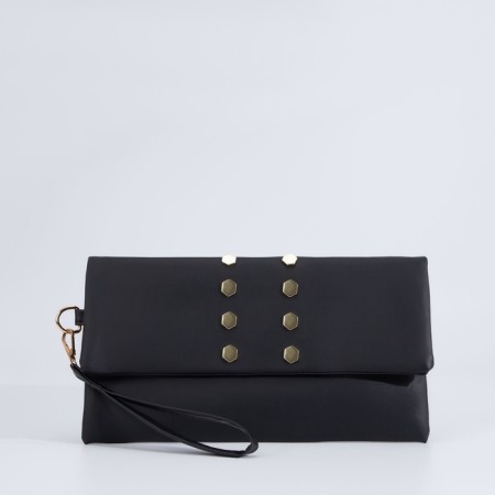 Back-clate on magnets, strap on the wrist, black color