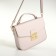 Women's bag on the valve, Textura, small size, beige color
