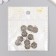 Decor for creativity Metal "Jingle Yin-Yang" silver 1.5x1.3 cm