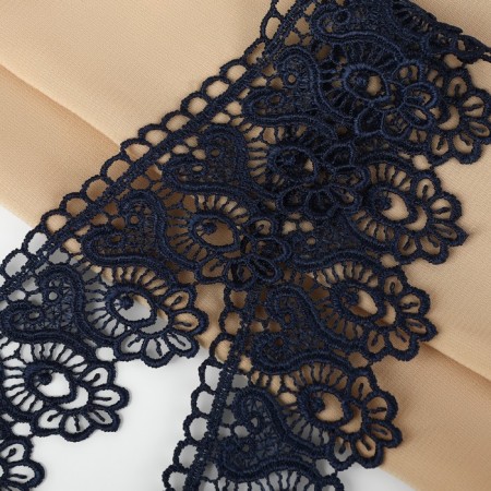 Lace Hipure, 46 mm × 11 ± 1 m, dark blue color-1