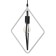 Lamp Bayerlux 40391/1 E27 40W Black-White 25x10x30-130 cm