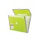 Plastic portfolio BRAUBERG Joy, A4 (330 x 245 x 35 mm), 13 departments, with edging, index labels, light green