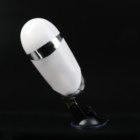 Masturbator with a mount on a wall at different angles, with vibration, white-2