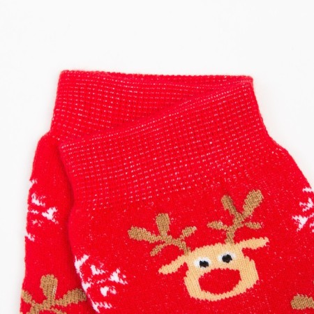 Women's socks, red color, size 23-2