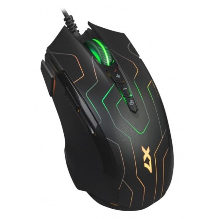 Mouse A4Tech X89 MAZE Black Optical (2400DPI) USB (8but)-3