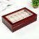 Casket Wood for the clock 12 "Red-brown" varnish 8.3x31x20 cm