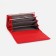Women's wallet on magnets, red color
