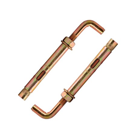 Steelrex anchor bolt, with a Mr-shaped hook, galvanized, 8x60 mm, 100 pcs