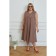 Sarafan female, size 60, brown color