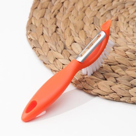 Sarbo's vegetable cleaner, with a brush, 18.5 × 5 cm, color mix-1