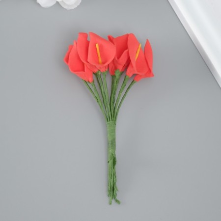 Decorative flower for the creativity of "Calla" red
