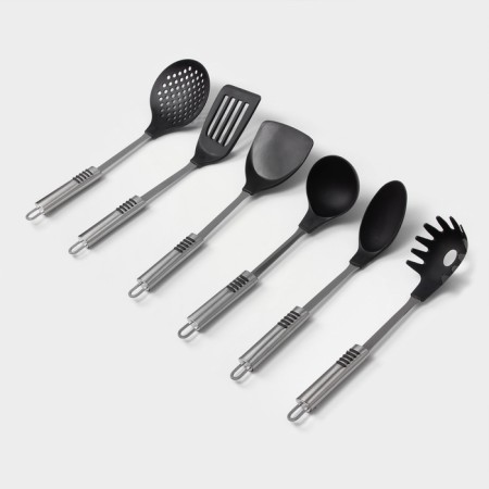 A set of kitchen accessories of the Fidel, 6 items, on a stand-3