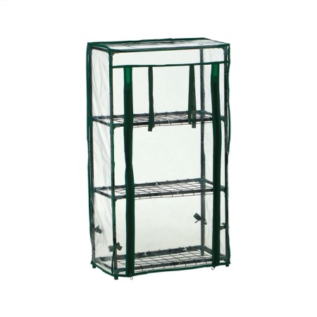 Greenhouse-string 3 shelves (mesh) 46*24*80 cm, PVC film, met. Pipe D-12 mm