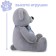 Soft toy "Bear Phil", 65 cm, color gray color