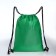 Bag for shoes on the lace, green color