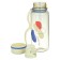 Water bottle, 600 ml, 20 x 7 cm, with sieve, yellow