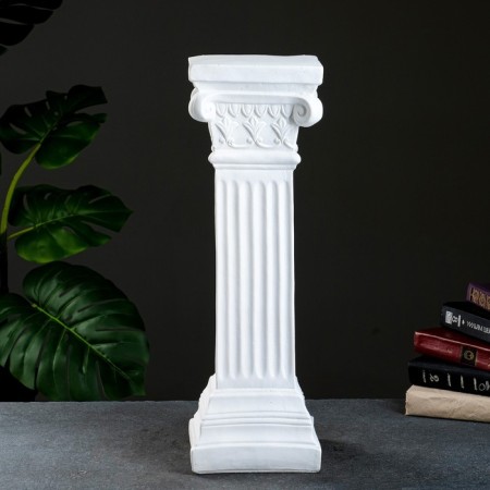 Column "Antique Malaya" 18x18x56cm White-1