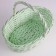 Wicker basket, willow, 30x21x12x25 cm, light salut