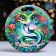 Board cutting souvenir "Symbol of the year. Green Green", D-25.5cm
