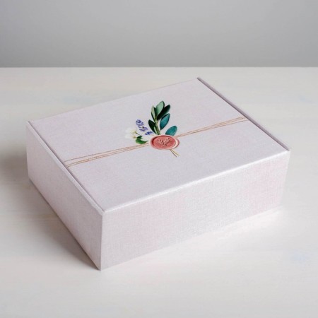 Gift folding box, packaging, "eco", 27 x 21 x 9 cm-1