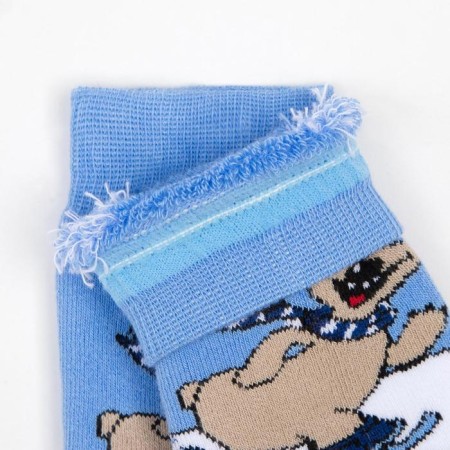 Noski children's terry, blue color, size 20-22-1