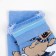 Noski children's terry, blue color, size 20-22