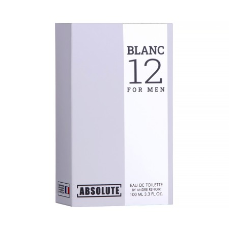 Men's toilet water ABSOLUTE BLANC 12 (based on Lacoste 12.12. BLANC), 100 ml-2