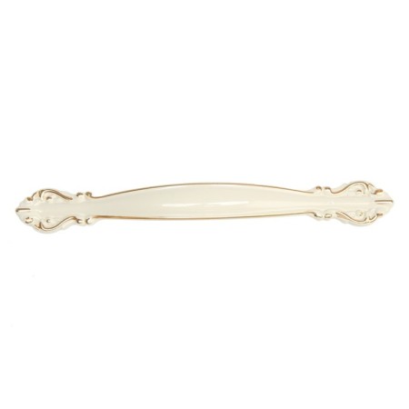 Hand-slop RS201, m/o 128 mm, white, with a golden insert-3