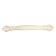 Hand-slop RS201, m/o 128 mm, white, with a golden insert