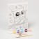 Picture on numbers for children "Owl on a branch", 21 x 15 cm