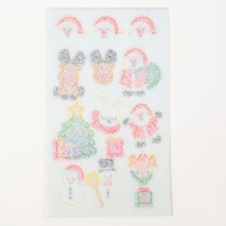 Fetter stickers "New Year's mood", 11 x 18.5 cm, 14 pcs-4