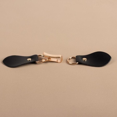 Cleaner fastener 15.5 × 3 cm, 3 pcs, black/gold color-2
