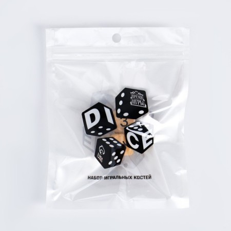 Dice play "Game time", 2 x 2 cm, 2 pcs-1
