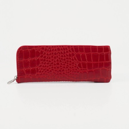 Key of zipper, length 16 cm, ring, red color-1
