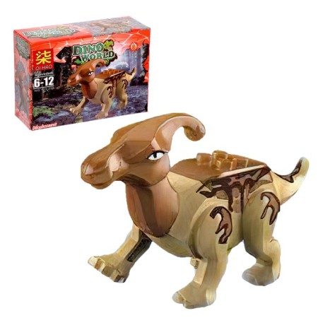 Block designer "Dinosaurs", 12 species, mix-5