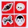 Antistress label with stickers "Surprise" monsters