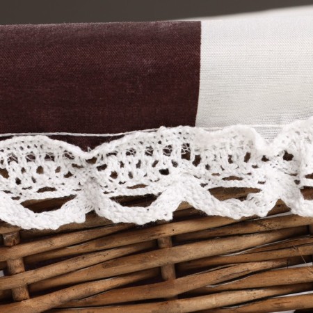 Wicker basket, gray-1