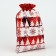 Boach Gift brocade "New Year ornament", red, 20 x 30 cm, new year